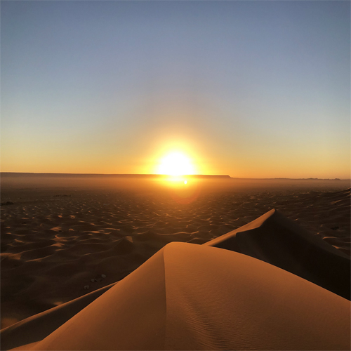 Sunrise in Merzouga