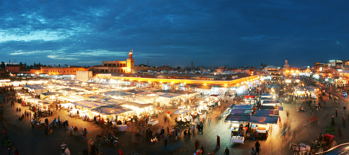 Marrakech city Morocco