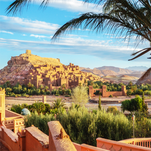 Historical Ait Ben Haddou kasbah