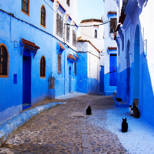 Chefchaouen Blue streets